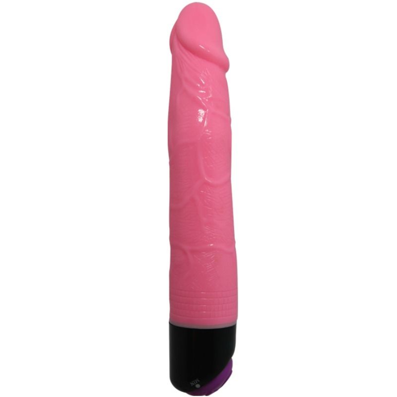 BAILE VIBRADOR SEXO REALISTA COLORIDO ROSA 23 CM