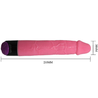 BAILE VIBRADOR SEXO REALISTA COLORIDO ROSA 23 CM