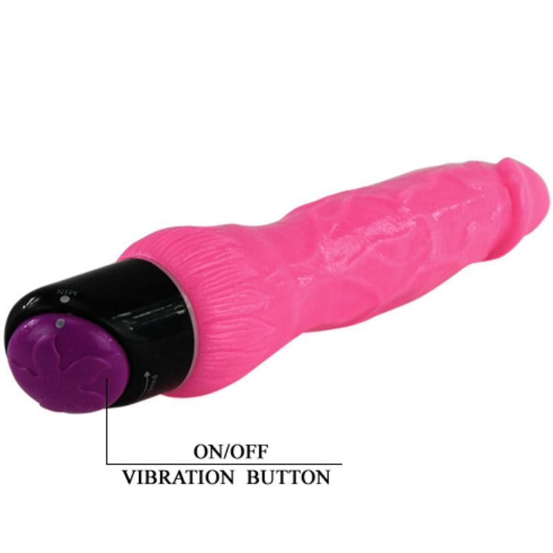BAILE VIBRADOR SEXO REALISTA COLORIDO ROSA 24 CM