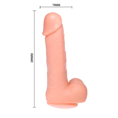 BAILE VIBRAO E ROTAO DILDO DONG REALISTA 20 CM