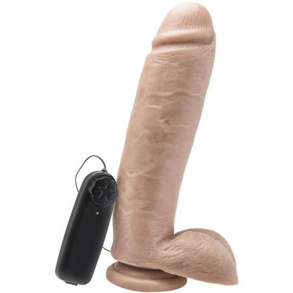 GET REAL DILDO 255 CM COM BOLAS VIBRADOR PELE