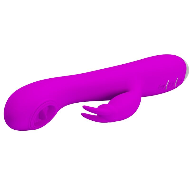 PRETTY LOVE RACHEL VIBRADOR RECARREGaVEL COM ONDAS ESTIMULANTES ROXO