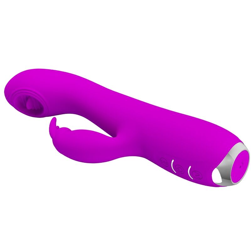 PRETTY LOVE RACHEL VIBRADOR RECARREGaVEL COM ONDAS ESTIMULANTES ROXO