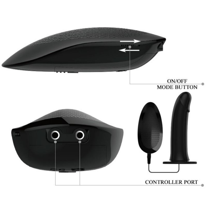 PRETTY LOVE VITO STRAP ON COM DILDO OCO E VIBRAO 173 CM