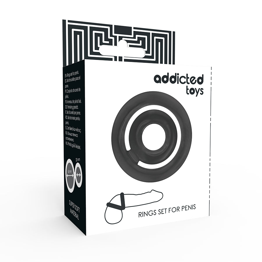 ADDICTED TOYS POTENZ C RING PeNIS PRETO