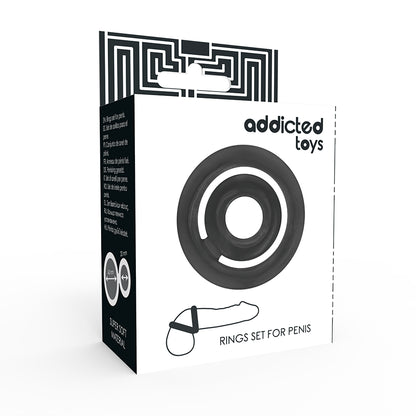 ADDICTED TOYS POTENZ C RING PeNIS PRETO