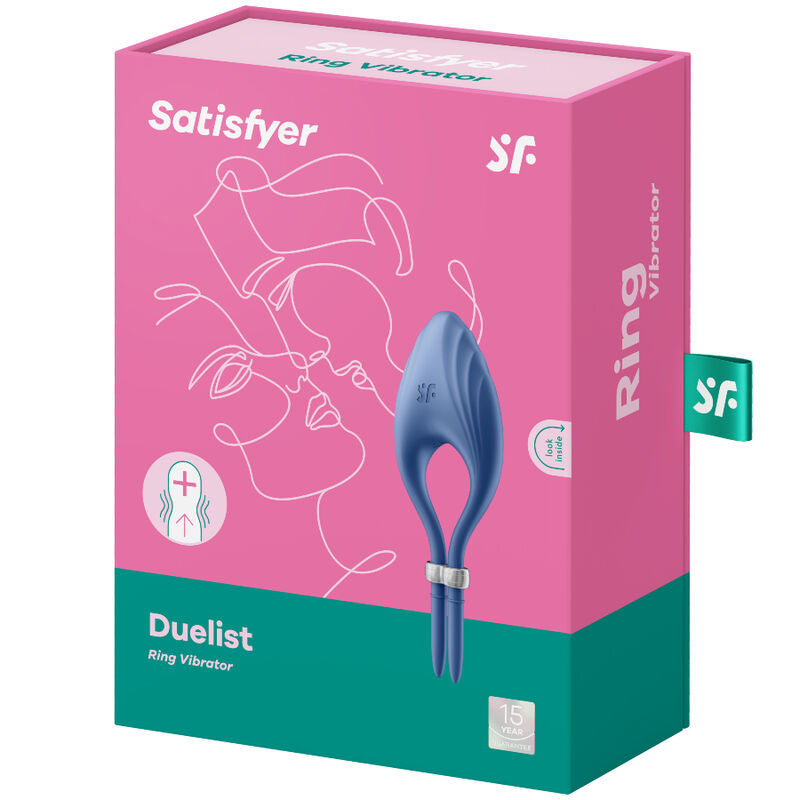 SATISFYER DUELIST ANILLO VIBRADOR GRIS