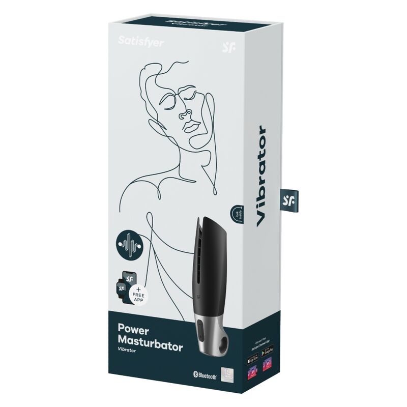 SATISFYER MASTURBADOR POWER PRETO
