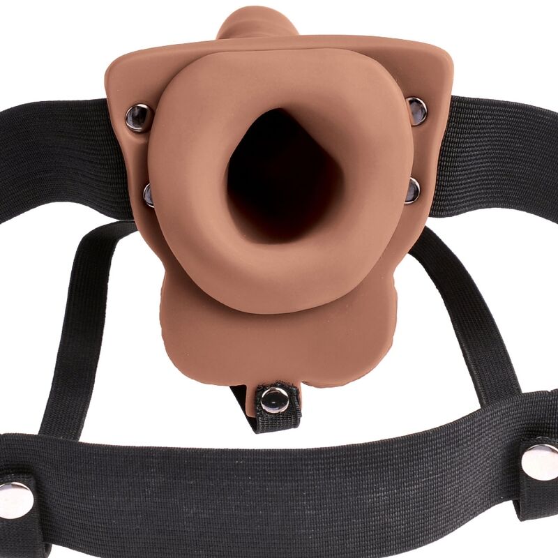 FETISH FANTASY SERIES ARNeS AJUSTVEL PeNIS REALISTA COM TESTiCULOS RECARREGVEIS E VIBRADOR 15 CM