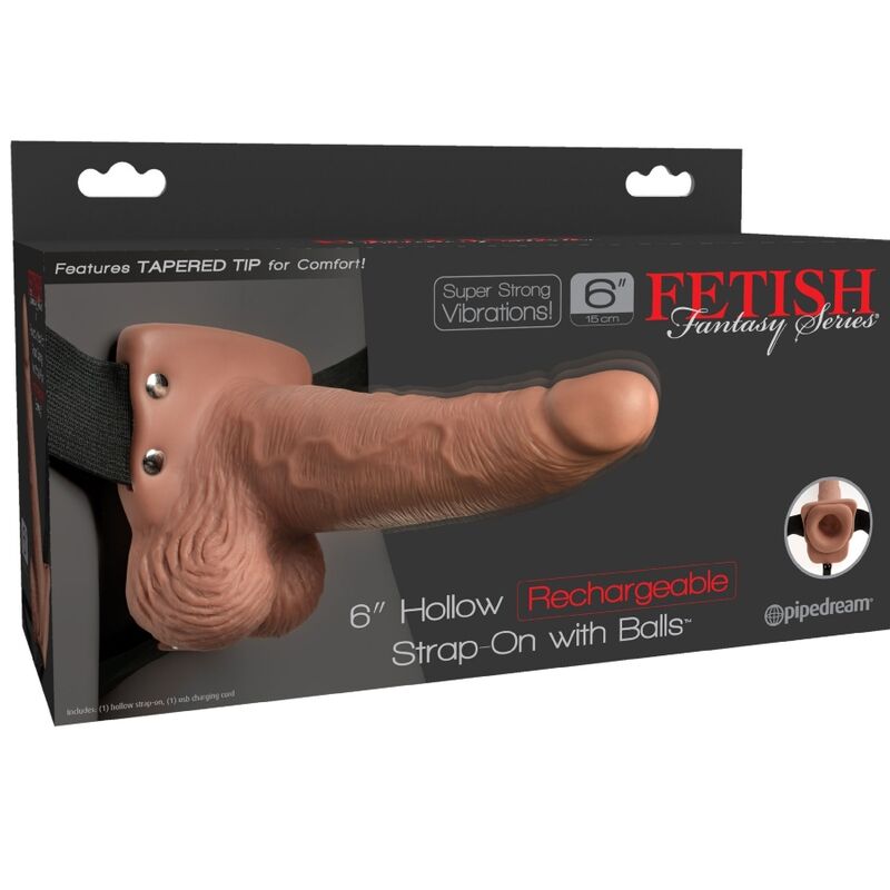 FETISH FANTASY SERIES ARNeS AJUSTVEL PeNIS REALISTA COM TESTiCULOS RECARREGVEIS E VIBRADOR 15 CM