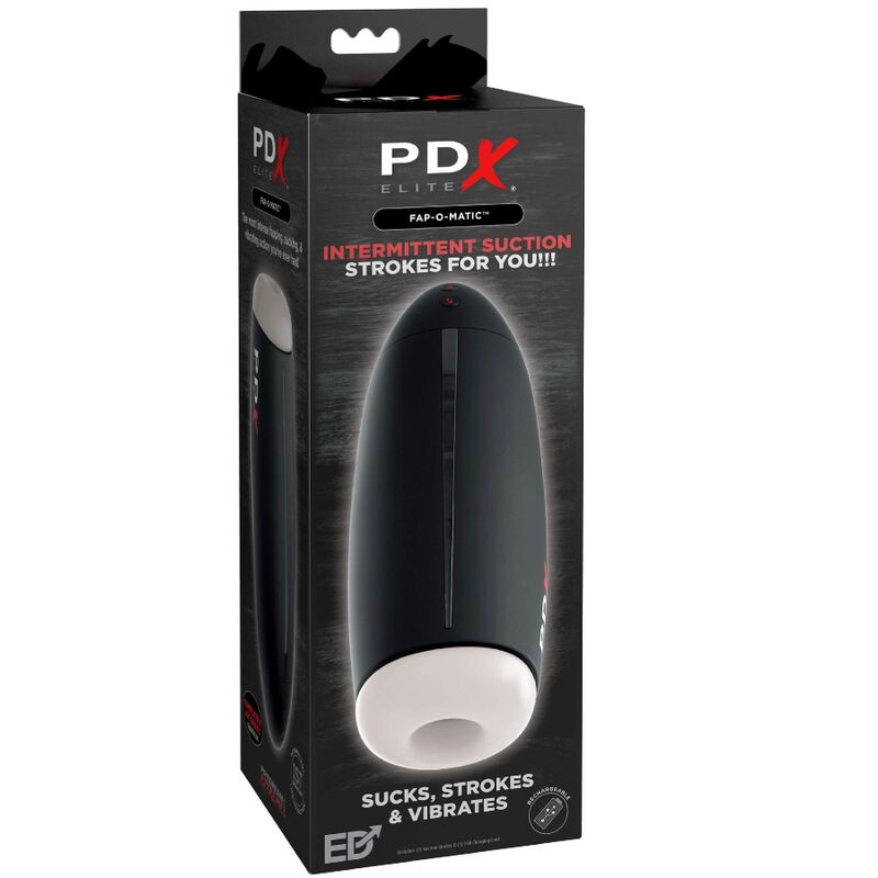 PDX ELITE MASTURBADOR FAP O MATIC STROKER ONDAS ESTIMULANTES E VIBRADOR