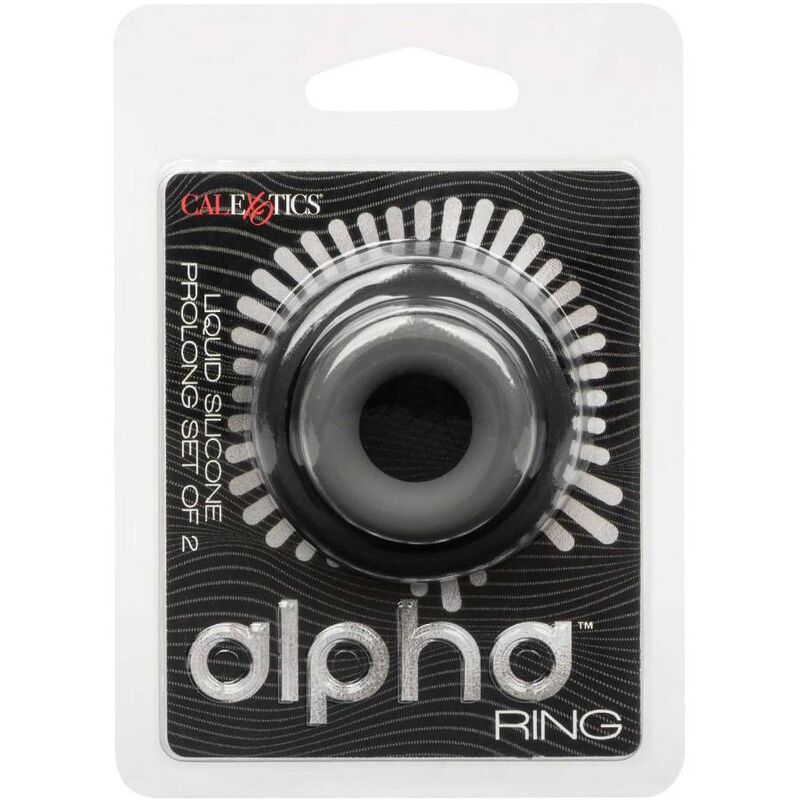 CALEXOTICS ALPHA CONJUNTO PROLONG DE 2 ANeIS CINZA
