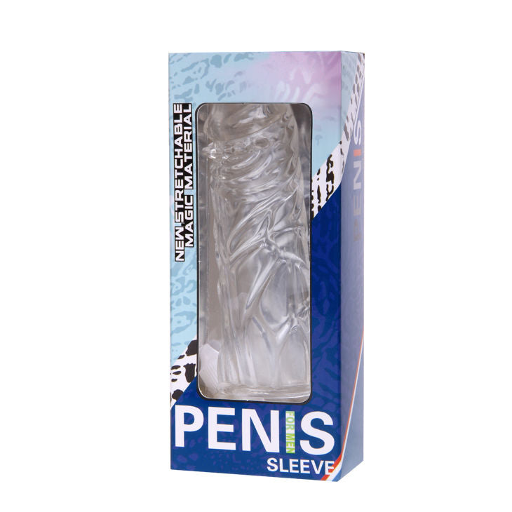 BAILE CAPA LILAC PARA O PeNIS EM SILICONE ADAPTVEL 13 CM
