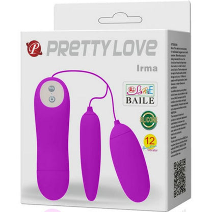 PRETTY LOVE OVO VIBRAToRIO DUPLO IRMA