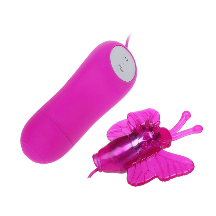 BAILE VIBRADOR ESTIMULADOR DE BORBOLETA SECRETO PRETTY LOVE 12V