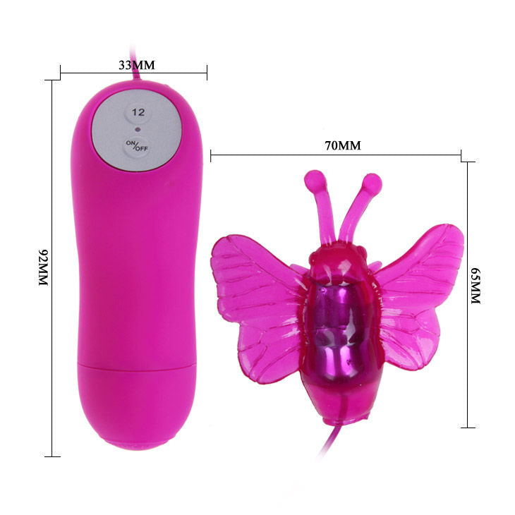 BAILE VIBRADOR ESTIMULADOR DE BORBOLETA SECRETO PRETTY LOVE 12V