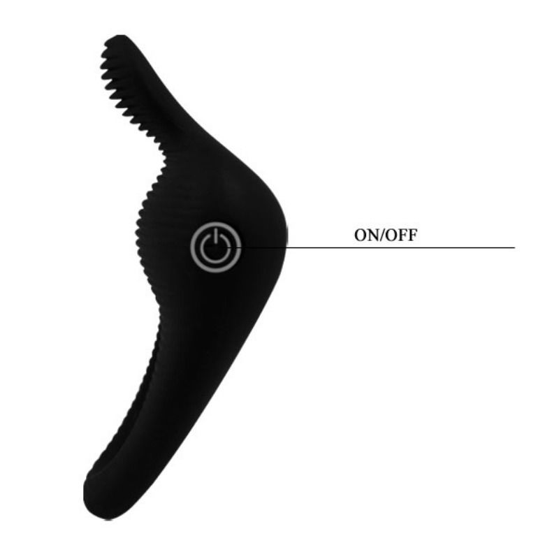 PRETTY LOVE THIMBLE ANEL VIBRADOR PRETO