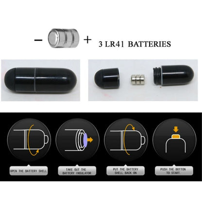 PRETTY LOVE FLIRTATION STANFORD PRETO DEDAL DE VIBRAO