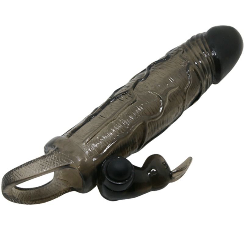 BAILE CAPA PARA PeNIS BRAVE MAN COM COELHO PRETO 165 CM