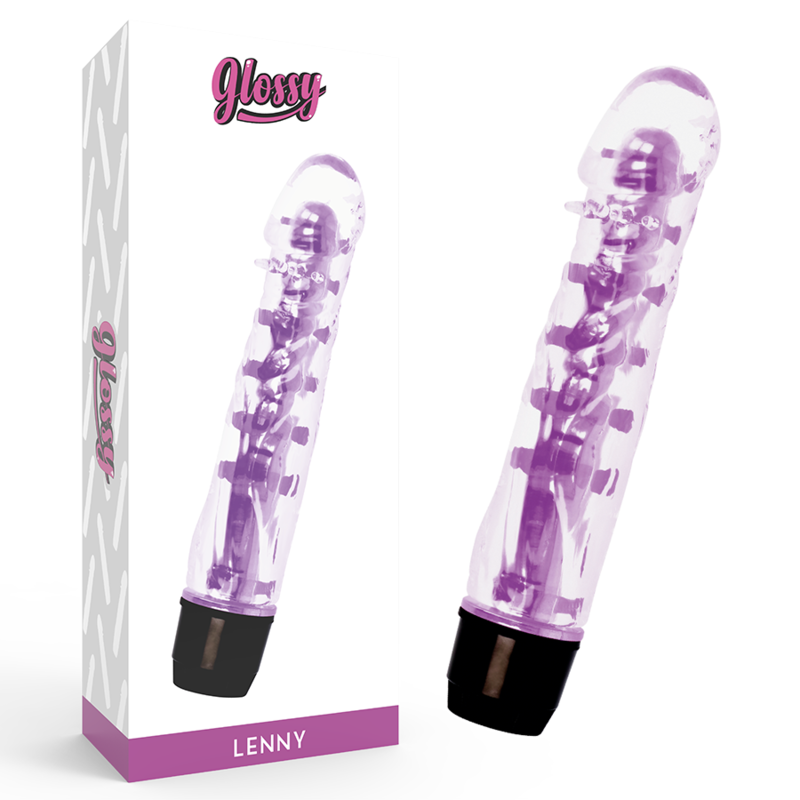 GLOSSY VIBRADOR LENNY ROXO