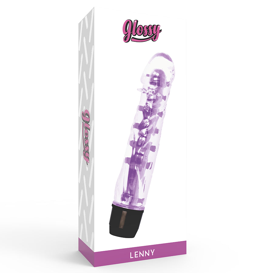 GLOSSY VIBRADOR LENNY ROXO