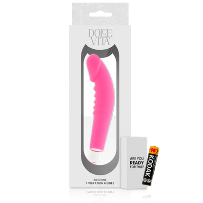 DOLCE VITA REALISTIC PLEASURE PINK SILICONE