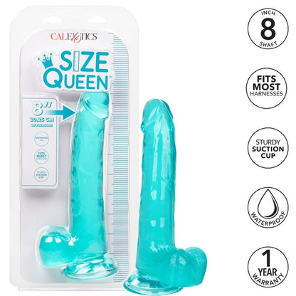 CALEXOTICS DILDO QUEEN TAMANHO AZUL 203 CM