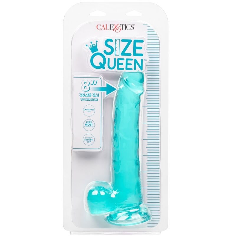 CALEXOTICS DILDO QUEEN TAMANHO AZUL 203 CM