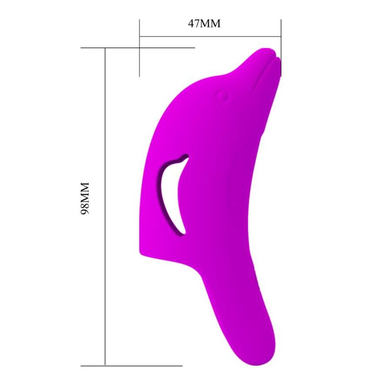 PRETTY LOVE ESTIMULADOR DE DEDO ROXO DELPHINI PODEROSO