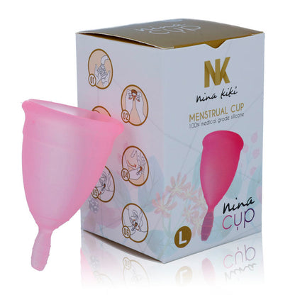 NINA CUP MENSTRUAL CUP TAMANHO L ROSA