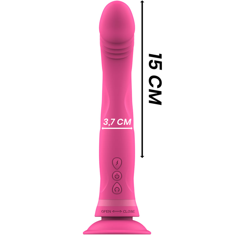 INTENSE MICHELANGELO ROSA VIBRADOR DE SILICONE DILDO