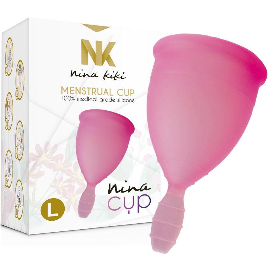 NINA CUP MENSTRUAL CUP TAMANHO L ROSA