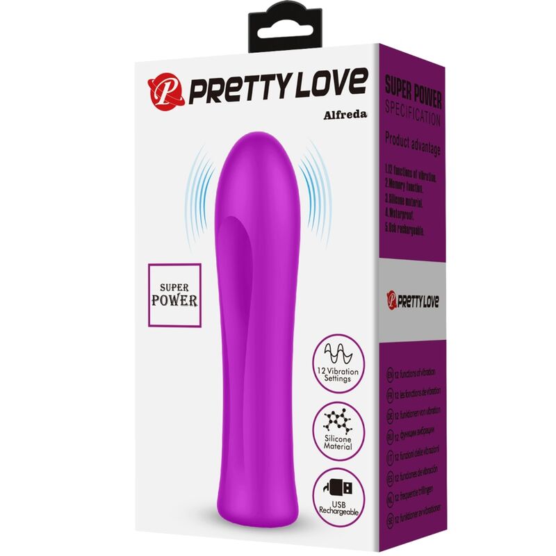 PRETTY LOVE ALFREDA SUPER POWER VIBRADOR VIOLETA