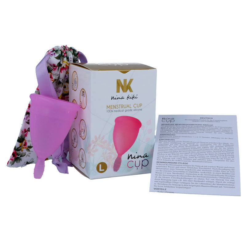 NINA CUP MENSTRUAL CUP TAMANHO L LILAC