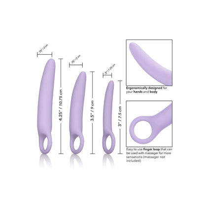 CALEXOTICS DR LAURA BERMAN ALENA CONJUNTO DE 3 DILATADORES DE SILICONE