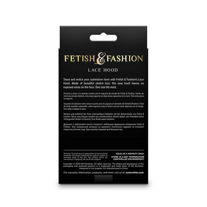 NS NOVELTIES FETISH FASHION CAPUZ DE RENDA BRANCO