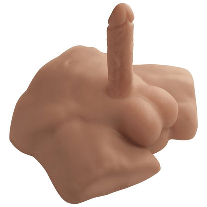SILEXD APOLLO S REALISTA MEIO TORSO MASCULINO CARAMELO