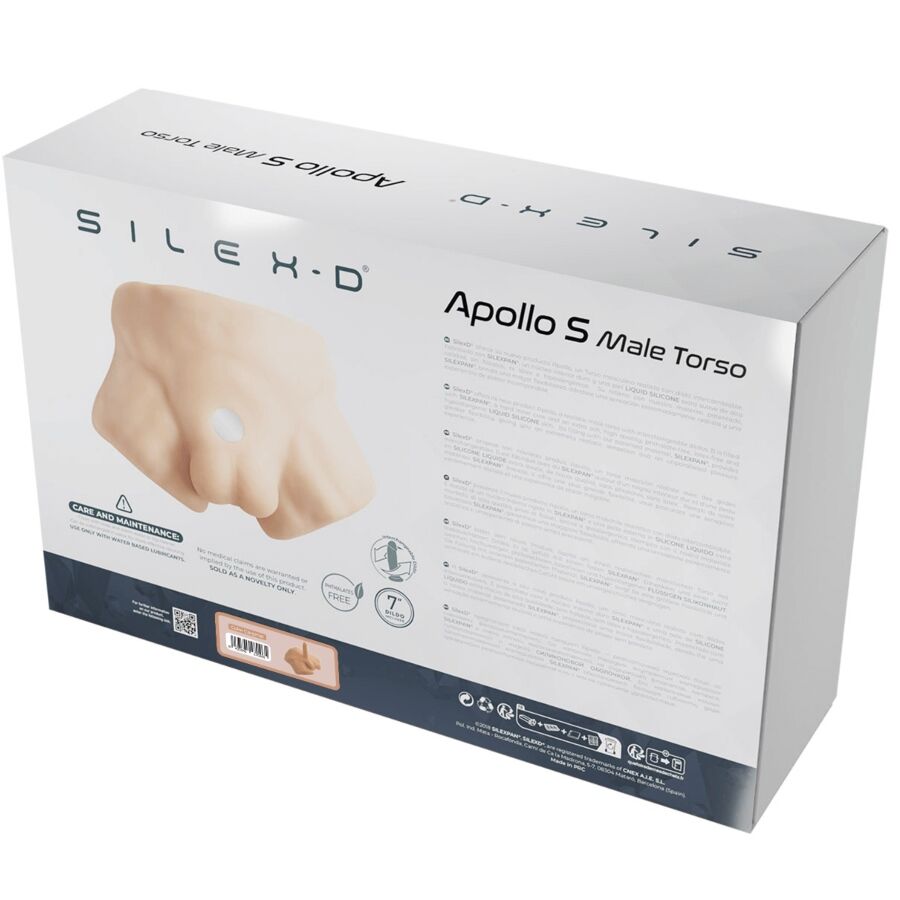 SILEXD APOLLO S REALISTA MEIO TORSO MASCULINO CARAMELO
