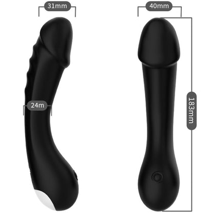 ARMONY DILDO VIBRADOR G SPOT SILICONE PRETO