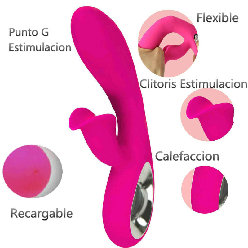 ARMONY VIBRADOR DARO E ESTIMULADOR DE ANEL DE PUXAO FuCSIA