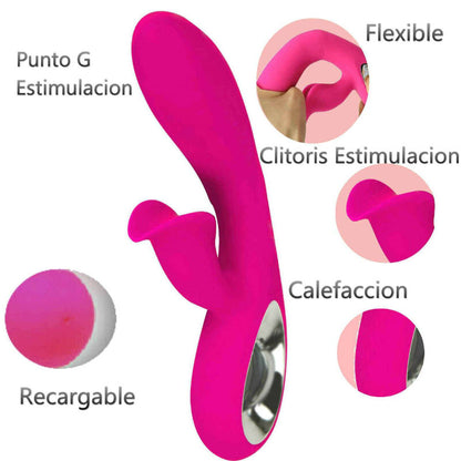 ARMONY VIBRADOR DARO E ESTIMULADOR DE ANEL DE PUXAO FuCSIA