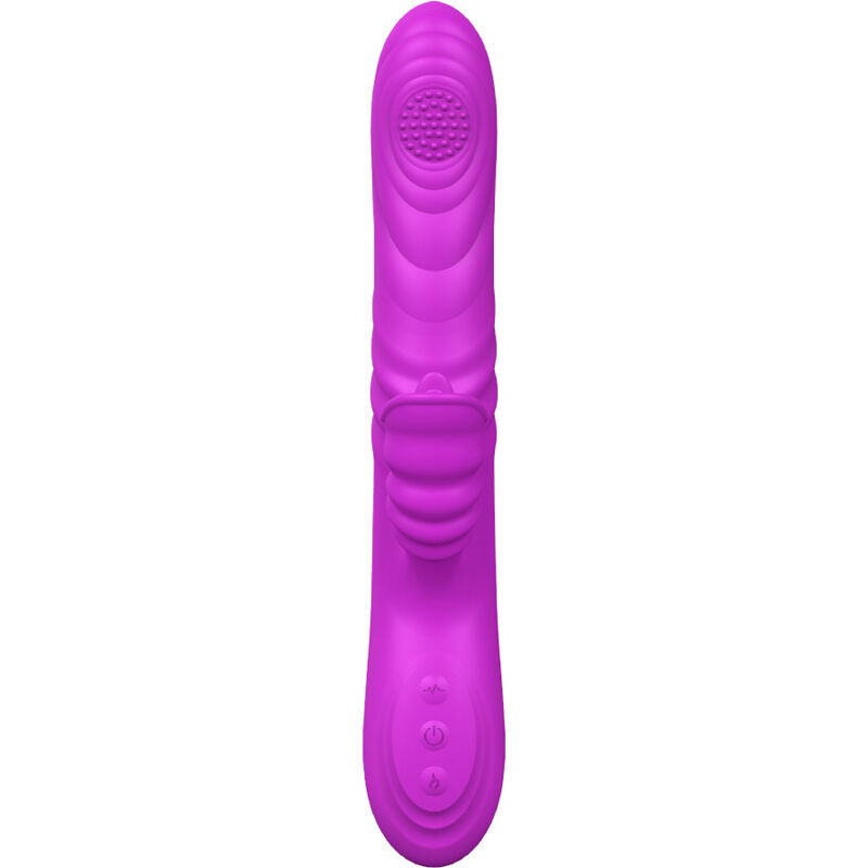 ARMONY VIBRADOR MULTIFUNO ANGELIA COM LiNGUA ESTIMULANTE EFEITO CALOR VIOLETA