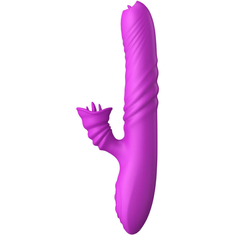 ARMONY ANGELIA VIBRADOR MULTIFUNO LiNGUA DUPLA EFEITO DE CALOR VIOLETA