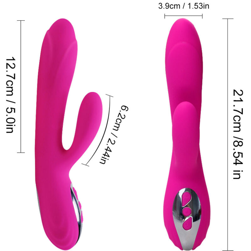 ARMONY VIBRADOR E ESTIMULADOR FLEXiVEL COM EFEITO DE CALOR FuCSIA