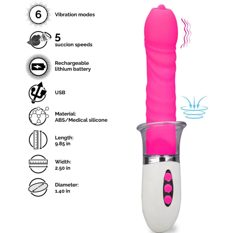 ARMONY VIBRADOR LIBERTY E IMPULSO COM LiNGUA