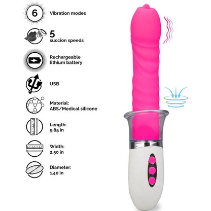 ARMONY VIBRADOR LIBERTY E IMPULSO COM LiNGUA