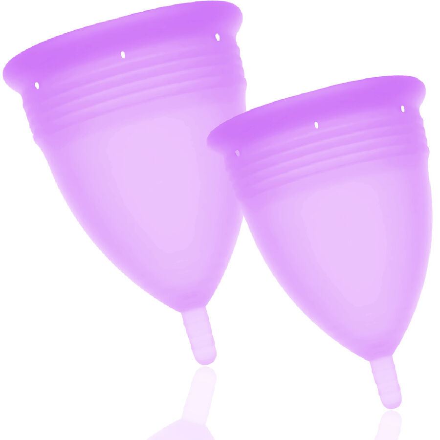 STERCUP PACOTE DE COPO MENSTRUAL DE SILICONE FDA TAMANHO S L LILAC
