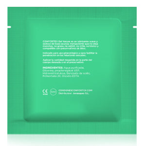 CONFORTEX LUBRICANT DE uNICA DOSE 6ML CAIXA SACO 100 UNIDADES