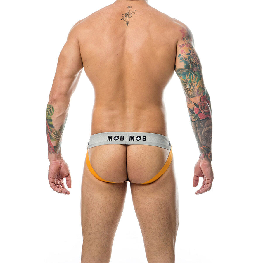 MOB JOCK CLASICO STRIPE NARANJA TALLA S