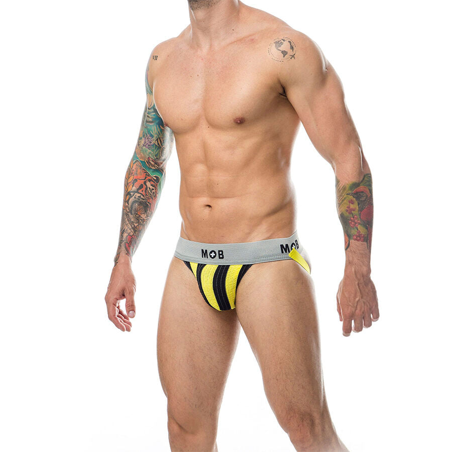 MOB JOCK CLASICO STRIPE AMARILLO TALLA S